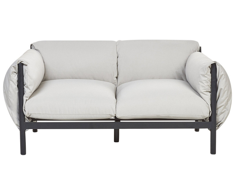 Sofa ogrodowa dla 2 osób ESPERIA Metal Szary 115211