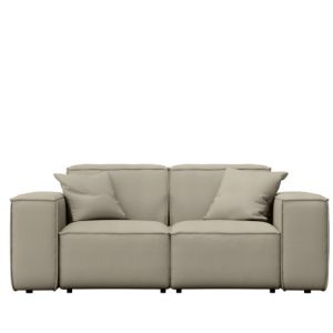 Sofa ogrodowa dwuosobowa MALIBU na taras, tkanina Odyssey, Ciemnobeżowy 550188 Sofa ogrodowa dwuosobowa MALIBU na taras, tkanina Odyssey, Ciemnobeżowy 550188