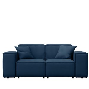 Sofa ogrodowa dwuosobowa MALIBU na taras, tkanina Odyssey, Granatowy 550185 Sofa ogrodowa dwuosobowa MALIBU na taras, tkanina Odyssey, Granatowy 550185