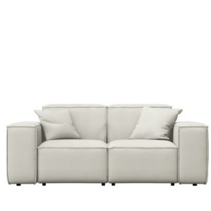 Sofa ogrodowa dwuosobowa MALIBU na taras, tkanina Odyssey, Kremowy 550197 Sofa ogrodowa dwuosobowa MALIBU na taras, tkanina Odyssey, Kremowy 550197