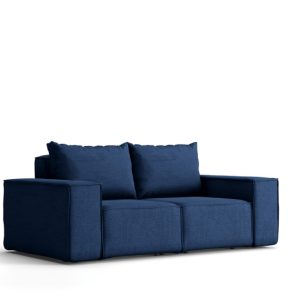 Sofa ogrodowa dwuosobowa SONNE na taras, tkanina Artykuł, Granatowy 572496 Sofa ogrodowa dwuosobowa SONNE na taras, tkanina Artykuł, Granatowy 572496