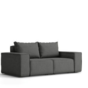 Sofa ogrodowa dwuosobowa SONNE na taras, tkanina Artykuł, Szary 572494 Sofa ogrodowa dwuosobowa SONNE na taras, tkanina Artykuł, Szary 572494