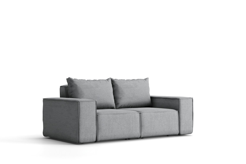 Sofa ogrodowa Garden, 2-osobowa, szary (23) 1022616