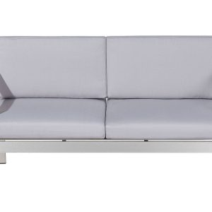Sofa ogrodowa kanapa 2-osobowa jasnoszara 64817 Sofa ogrodowa kanapa 2-osobowa jasnoszara 64817