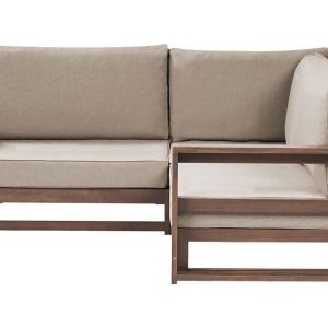 Sofa ogrodowa narożna z akacji ciemne drewno 171607 Sofa ogrodowa narożna z akacji ciemne drewno 171607