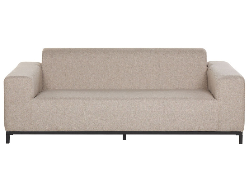 Sofa ogrodowa tapicerowana beżowa 941458