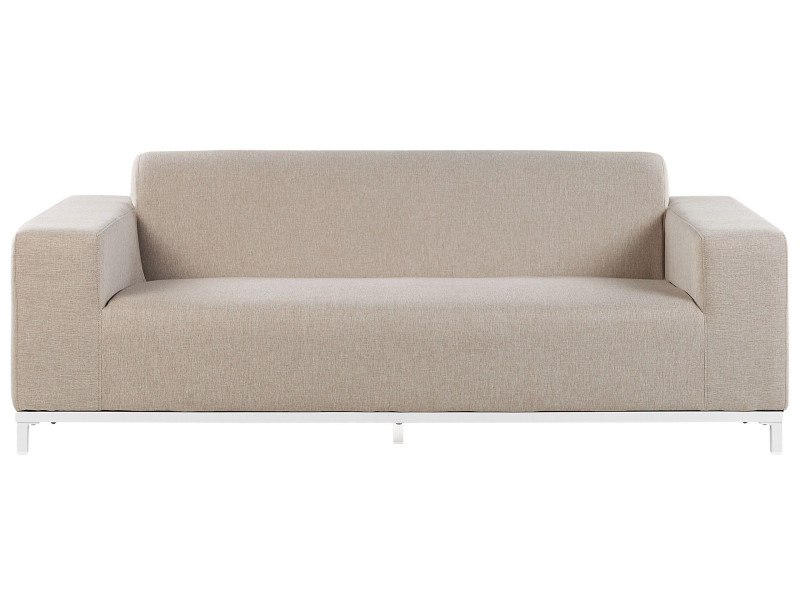 Sofa ogrodowa tapicerowana beżowa 71487
