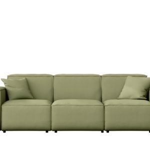 Sofa ogrodowa trzyosobowa MALIBU na taras, tkanina Odyssey, Jasnozielony 550191 Sofa ogrodowa trzyosobowa MALIBU na taras, tkanina Odyssey, Jasnozielony 550191