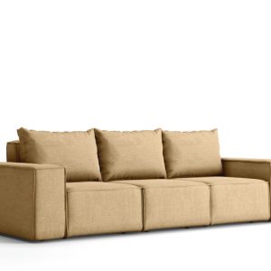 Sofa ogrodowa trzyosobowa SONNE na taras, tkanina Artykuł, Cappuccino 572485 Sofa ogrodowa trzyosobowa SONNE na taras, tkanina Artykuł, Cappuccino 572485