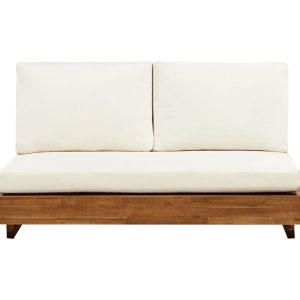 Sofa ogrodowa z certyfikowanej akacji jasne drewno 518264 Sofa ogrodowa z certyfikowanej akacji jasne drewno 518264