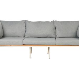 Sofa ogrodowa z plecionką ze sznurka szara 305193 Sofa ogrodowa z plecionką ze sznurka szara 305193