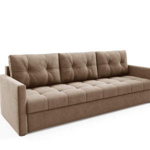 Sofa OLIVIA z funkcją spania pikowana Jasno Brązowa automat DL + bonell 521700 Sofa OLIVIA z funkcją spania pikowana Jasno Brązowa automat DL + bonell 521700