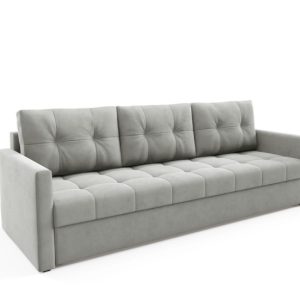 Sofa OLIVIA z funkcją spania pikowana Jasno Szara automat DL + bonell 521690 Sofa OLIVIA z funkcją spania pikowana Jasno Szara automat DL + bonell 521690