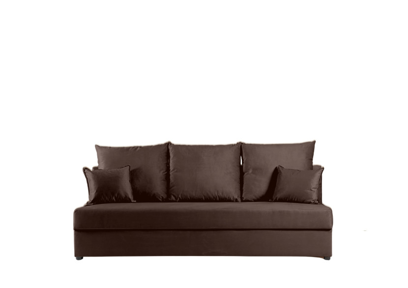 Sofa paco rozkładana wypoczynkowa brązowa z funkcją spania 721926