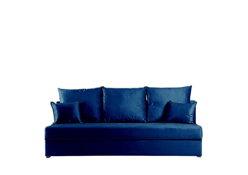 Sofa paco rozkładana wypoczynkowa granatowa z funkcją spania 721930