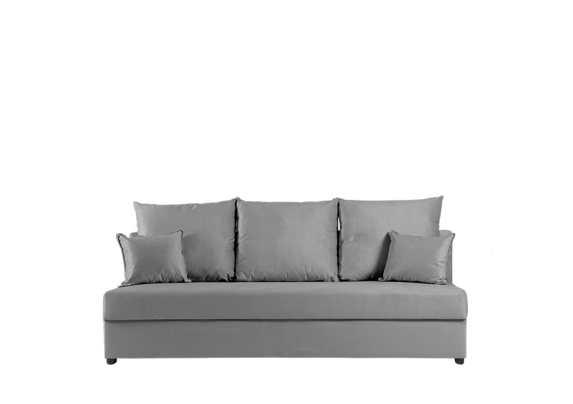 Sofa paco rozkładana wypoczynkowa szara z funkcją spania 721923