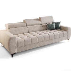 Sofa Porto III 260 cm nowoczesna do salonu z regulowanymi zagłówkami 1051154 Sofa Porto III 260 cm nowoczesna do salonu z regulowanymi zagłówkami 1051154