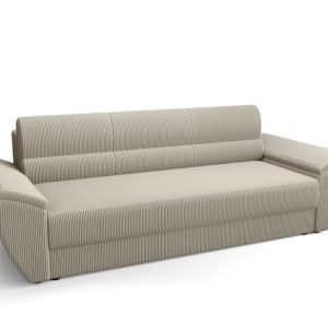 Sofa REBIBIS z funkcją spania poso 100 beżowy 814750 Sofa REBIBIS z funkcją spania poso 100 beżowy 814750