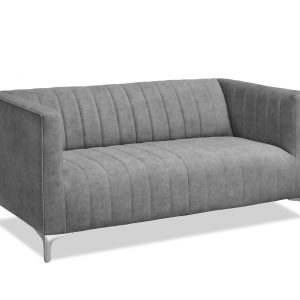 Sofa Roni-2 Szary Tkanina, Podstawa Chrom 340780 Sofa Roni-2 Szary Tkanina, Podstawa Chrom 340780
