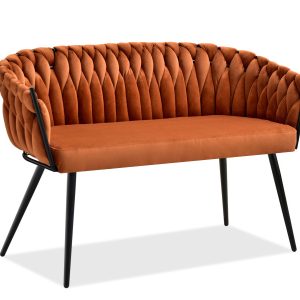Sofa Rosa Miedziany Welur, Podstawa Czarny 340768 Sofa Rosa Miedziany Welur, Podstawa Czarny 340768