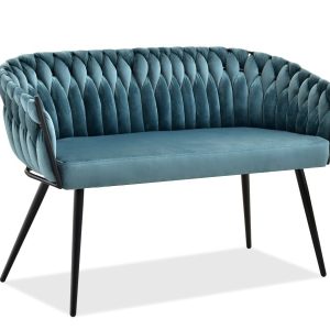Sofa Rosa Morski Welur, Podstawa Czarny 340779 Sofa Rosa Morski Welur, Podstawa Czarny 340779