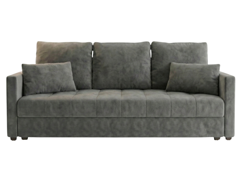 Sofa Rozkładana 3-Osobowa 226 cm Siedzisko Pianka T30 + Bonell LUCIA Grafit 873682