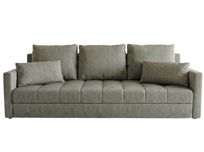 Sofa Rozkładana 3-Osobowa 226 cm + Siedzisko Pianka T30 - LUCIA Szary 873666