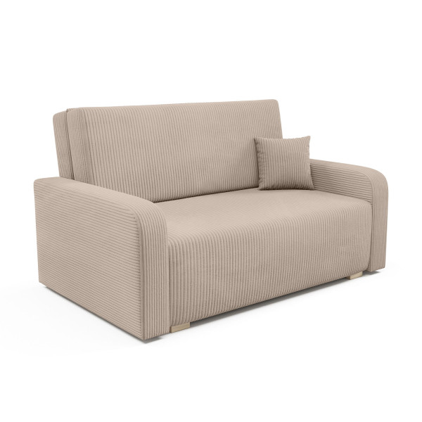 Sofa rozkładana 3-osobowa Amerykanka Tessa III Poso 02 beżowy sztruks 676724