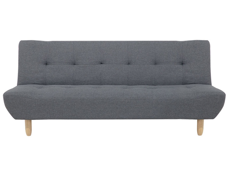 Sofa rozkładana ALSTEN Ciemnoszary dla 3 osób 124059
