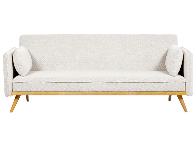 Sofa rozkładana ASAA Złamana biel dla 3 osób 659718