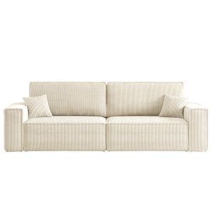 Sofa rozkładana BEST z pojemnikiem na pościel tkanina Poso Ecru 596194 Sofa rozkładana BEST z pojemnikiem na pościel tkanina Poso Ecru 596194