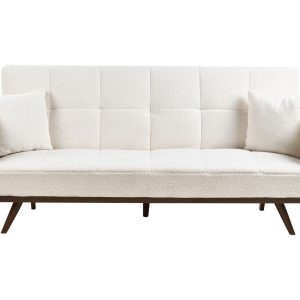 Sofa rozkładana boucle złamana biel 900606 Sofa rozkładana boucle złamana biel 900606