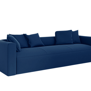 Sofa Rozkładana Czteroosobowa Pojemnikiem FANTOM Granatowa z Funkcją Spania 777278 Sofa Rozkładana Czteroosobowa Pojemnikiem FANTOM Granatowa z Funkcją Spania 777278