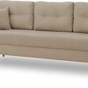 Sofa rozkładana do salonu Lahti Ciemno Beżowa 195454 Sofa rozkładana do salonu Lahti Ciemno Beżowa 195454