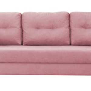 Sofa rozkładana do salonu Lahti Różowa 195465 Sofa rozkładana do salonu Lahti Różowa 195465