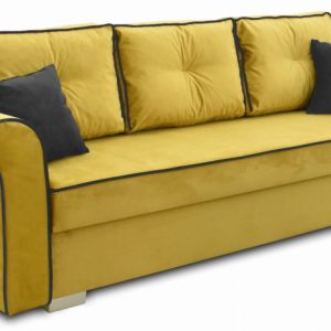 Sofa rozkładana do salonu Merida Żółta 195455 Sofa rozkładana do salonu Merida Żółta 195455