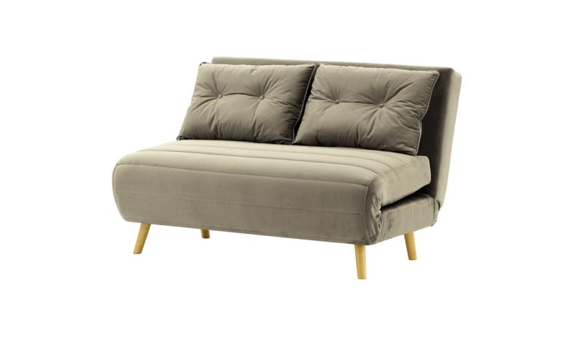 Sofa rozkładana Flic 120 cm-Velluto 17-like oak 198524