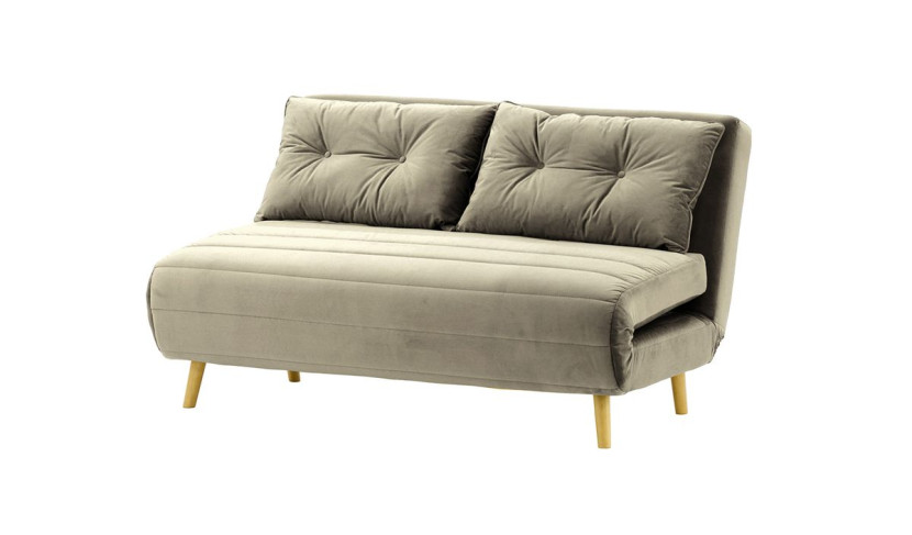 Sofa rozkładana Flic 142 cm-Velluto 17-like oak 198582