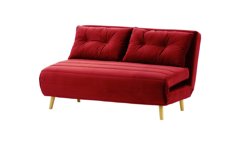 Sofa rozkładana Flic 142 cm-Velluto 7-like oak 198571