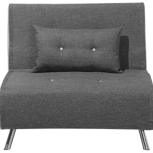 Sofa rozkładana funkcja spania ciemnoszara 191013 Sofa rozkładana funkcja spania ciemnoszara 191013