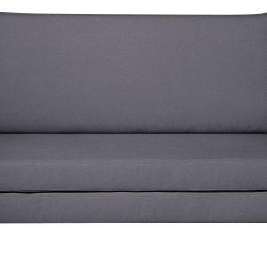 Sofa rozkładana funkcja spania łóżko szara 191034 Sofa rozkładana funkcja spania łóżko szara 191034