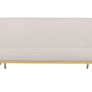 Sofa rozkładana KALFAFELL Beżowy dla 2 osób 754270 Sofa rozkładana KALFAFELL Beżowy dla 2 osób 754270