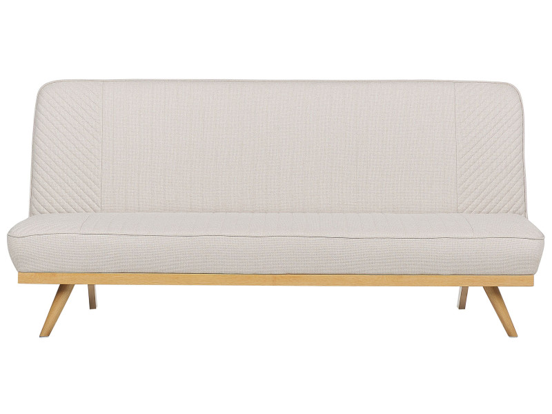 Sofa rozkładana KALFAFELL Beżowy dla 2 osób 754270