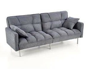 Sofa rozkładana Kalin szara pikowana 171828 Sofa rozkładana Kalin szara pikowana 171828