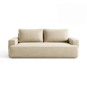Sofa Rozkładana Kanapa z Funkcją Spania Dwuosobowa Do Salon Beżowa CAMELIA 999608