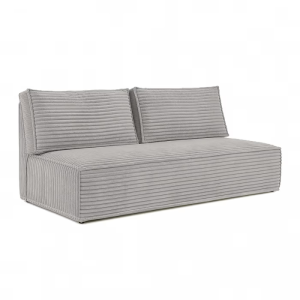Sofa Rozkładana Kanapa z Funkcją Spania Dwuosobowa Do Salon Szara MAVIA 1060571 Sofa Rozkładana Kanapa z Funkcją Spania Dwuosobowa Do Salon Szara MAVIA 1060571