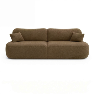 Sofa Rozkładana Kanapa z Funkcją Spania Dwuosobowa Do Salonu Brązowa AVERIO 999586 Sofa Rozkładana Kanapa z Funkcją Spania Dwuosobowa Do Salonu Brązowa AVERIO 999586