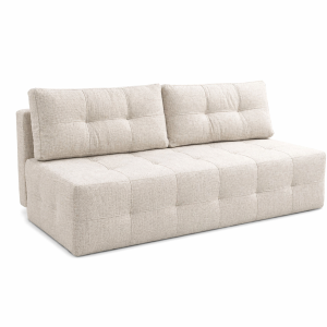 Sofa Rozkładana Kanapa z Funkcją Spania Dwuosobowa Do Salonu Kremowa MORANA 1032152 Sofa Rozkładana Kanapa z Funkcją Spania Dwuosobowa Do Salonu Kremowa MORANA 1032152