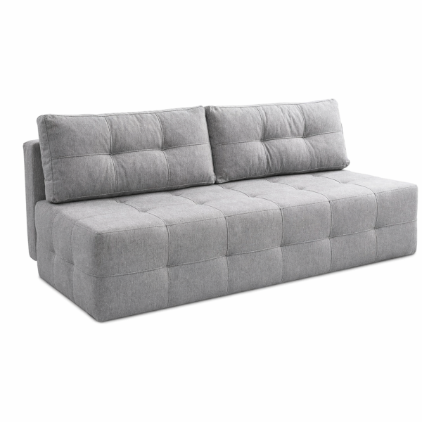 Sofa Rozkładana Kanapa z Funkcją Spania Dwuosobowa Do Salonu Szara MORANA 1032151