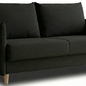 Sofa Rozkładana Kanapa z Funkcją Spania i Pojemnikiem do Salonu Look Czarna 955637 Sofa Rozkładana Kanapa z Funkcją Spania i Pojemnikiem do Salonu Look Czarna 955637